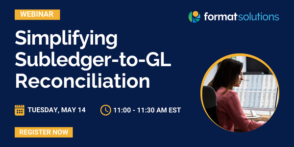Simplifying Subledger-to-GL Reconciliation